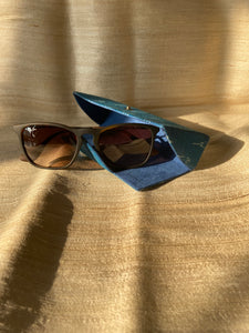 Eyewear Case in Blue Ikat Bold