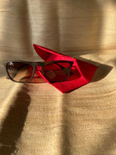 Load image into Gallery viewer, Eyewear Case in Red Ikat Fine
