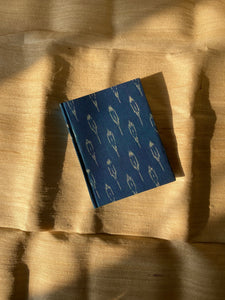Notebook in Blue Ikat Bold (Plain)