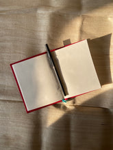 Load image into Gallery viewer, Notebook in Red Ikat Fine (Plain)
