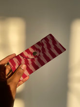 Load image into Gallery viewer, Eyewear Case in Maroon Ikat
