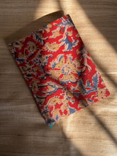 Load image into Gallery viewer, Notebook in Kalamkari Red - Blue (Plain)

