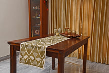 Load image into Gallery viewer, Cotton Ikat Table Runner in Brown

