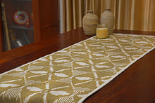 Load image into Gallery viewer, Cotton Ikat Table Runner in Brown
