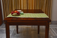 Load image into Gallery viewer, Cotton Ikat Table Runner in Green
