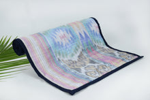 Load image into Gallery viewer, Silk Ikat Table Runner in White
