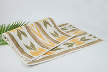 Load image into Gallery viewer, Cotton Ikat Placemat in Yellow (set of 2)
